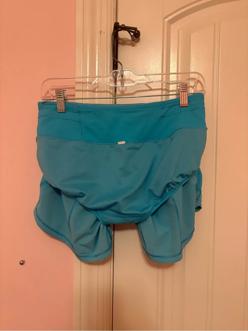 Aqua Lululemon Speed Up Shorts 4”